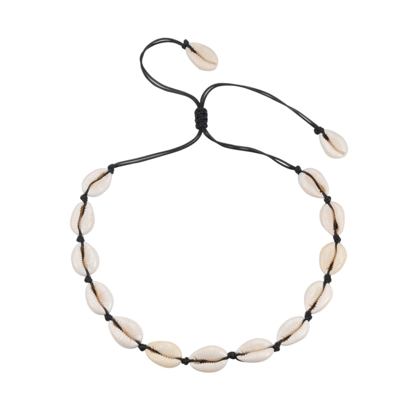 Ladies white retro Bohemian fashion Necklace choker