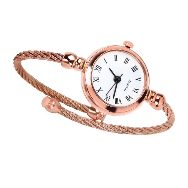 Retro ladies casual fashion quartz movement watch