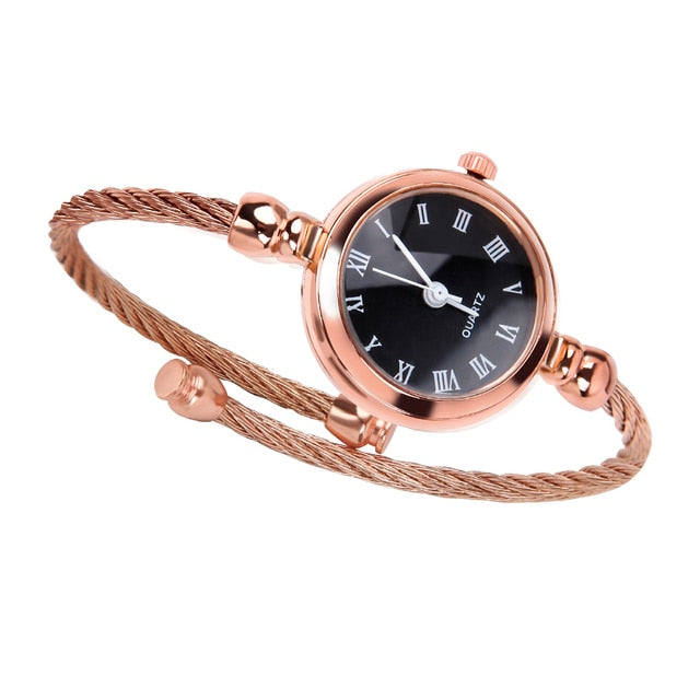 Retro ladies casual fashion quartz movement watch