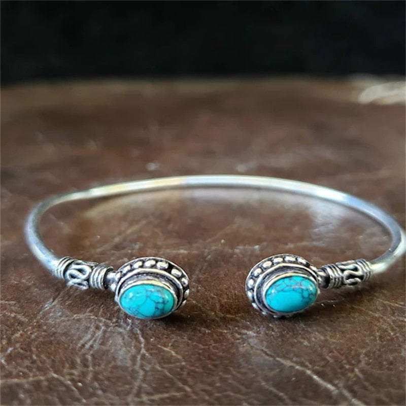 Natural Stone Bohemian Bracelet Bangle