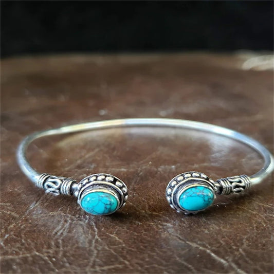 Natural Stone Bohemian Bracelet Bangle