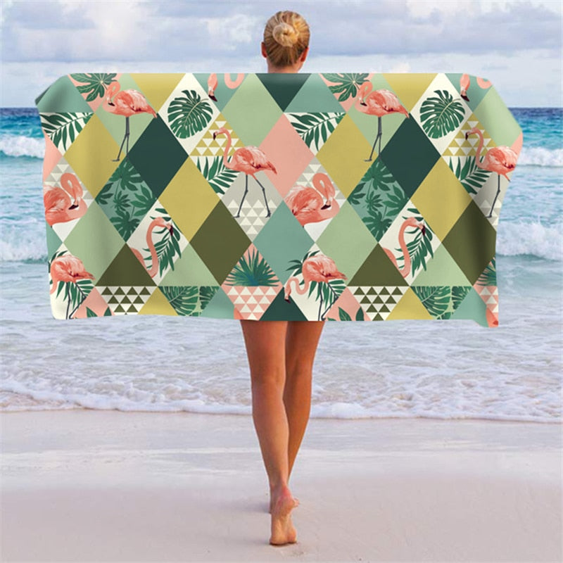 microfibre beach towel sand free lightweight