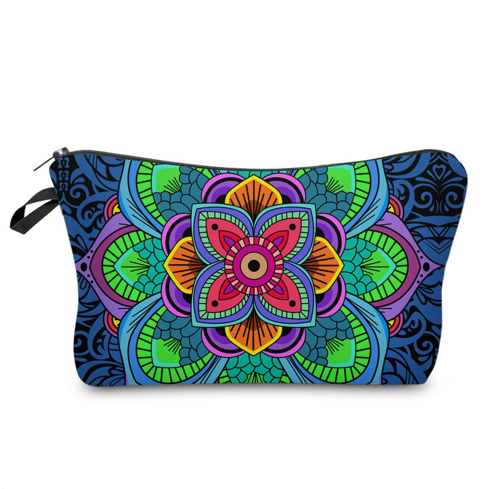 Vibrant Ladies Mandela Cosmetic Make Up Bag