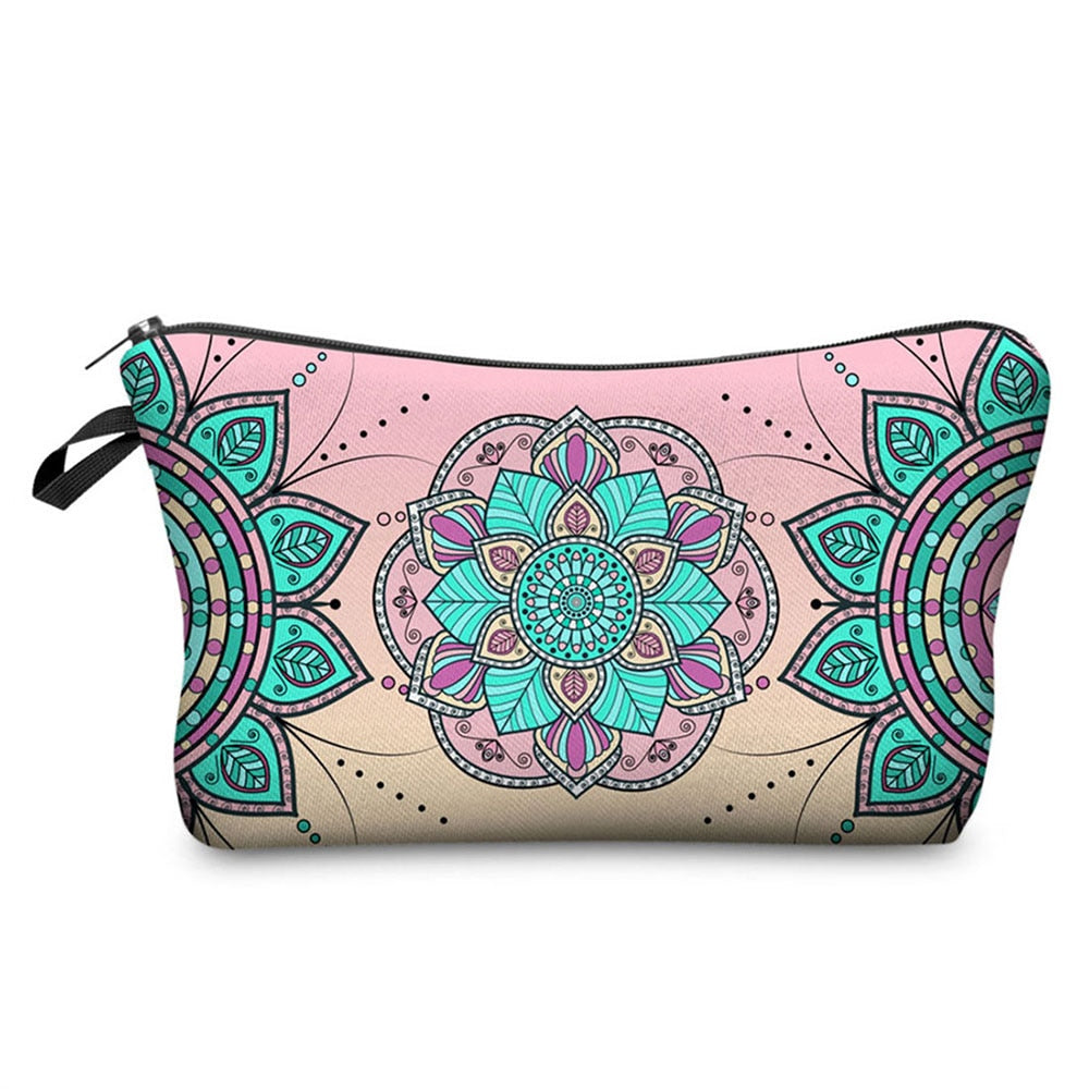 Mandela Boho Style ladies Cosmetic Make Up Bag