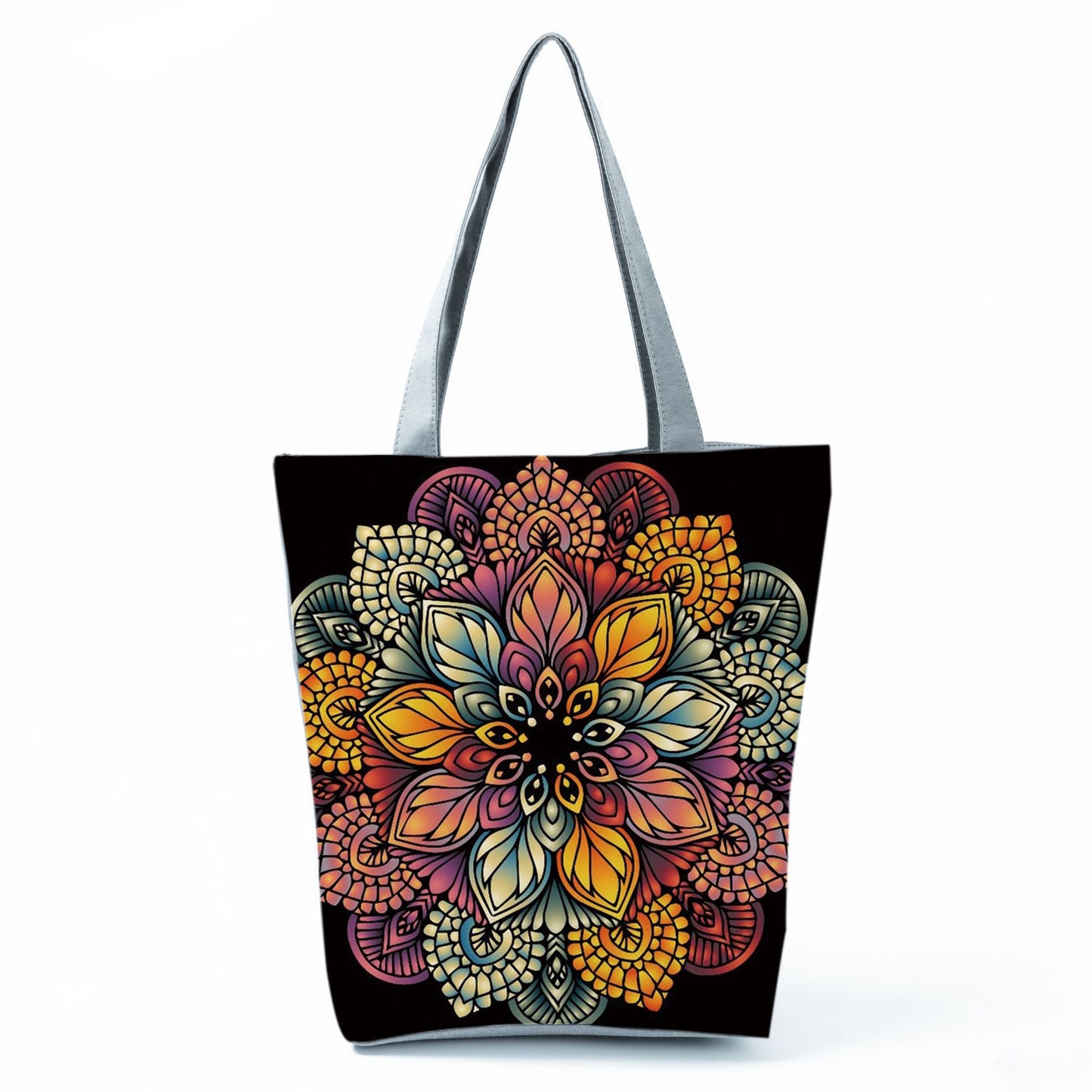 Mandala Summer Beach Tote Bag